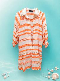 Tunica mare boho ricamata copricostume