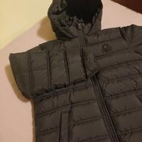 giubbino benneton da bambino con cappuccio anni 9/