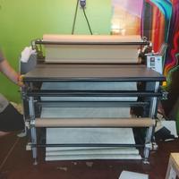 Calandra professionale con piano di lavoro 110 cm