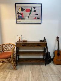 Consolle da Ingresso Stile Industriale 2 Cassetti