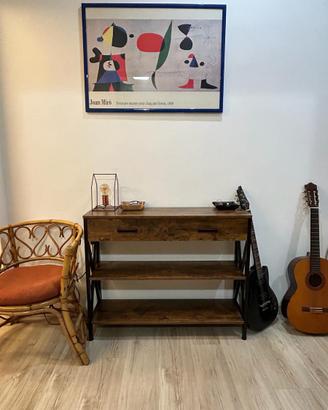 Consolle da Ingresso Stile Industriale 2 Cassetti