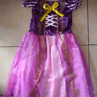 Costume di Carnevale Rapunzel. Tg. 120