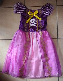 Costume di Carnevale Rapunzel. Tg. 120