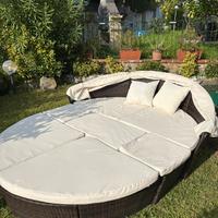 Lettino divano prendisole relax da esterni
