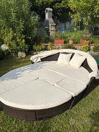 Lettino divano prendisole relax da esterni