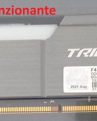 1 ram  GUASTA  8Gb DDR4-3000 G.Skill Trident Z RGB