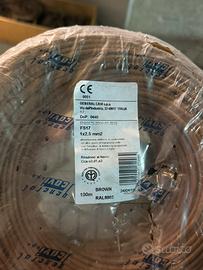 Cavo unipolare MARRONE da 2,5 mm per 100 mt