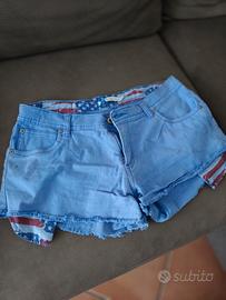 Pantaloncini Shorts turchese con tasche - Piazza I