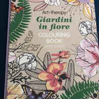 Art therapy, Giardini in fiore, libro da colorare