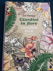 Art therapy, Giardini in fiore, libro da colorare