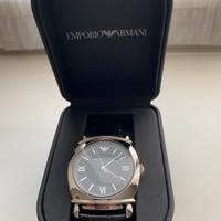 Orologio nuovo EMPORIO ARMANI cinturino in pelle