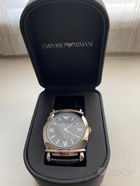 Orologio nuovo EMPORIO ARMANI cinturino in pelle