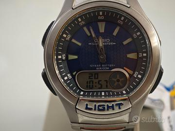 Orologio Casio Analogico-Digitale AQ180WD-2A Blu