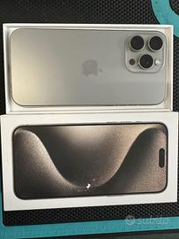 iphone 15pro MAX 256gb con garanzia