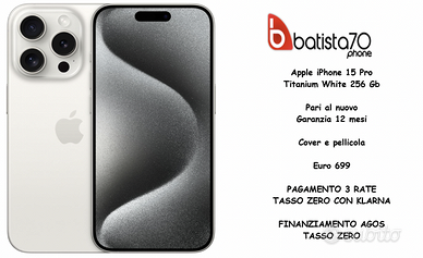 Apple iPhone 15 Pro Titanium White 256 Gb