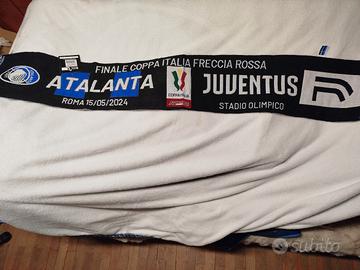 Sciarpa finale coppa Italia Juventus Atalanta 