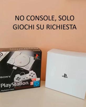 PS Classic Sony PlayStation 64GB giochi retrogamin