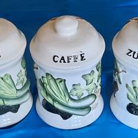 Set di barattoli da cucina in ceramica 