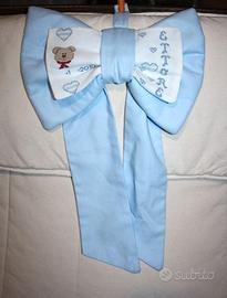 Fiocco Nascita Ettore ricamato