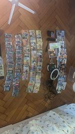 Lotto carte Pokemon e YuGiOh, giochi Wii