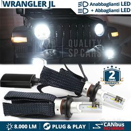 Kit LED H4 per JEEP WRANGLER JL Luci Bianche 6500K