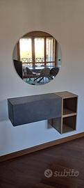 Mobile da ingresso con specchio stile nordico