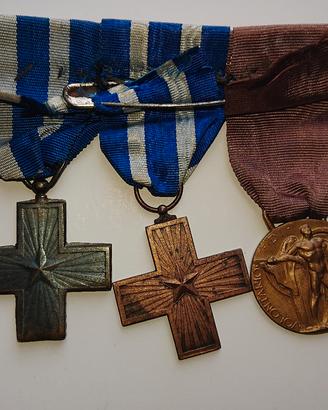 Medagliere Medaglia Volontario di Guerra Rara Var.