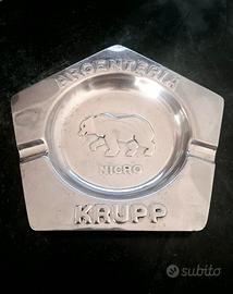 Posacenere Vintage Acciaio Nicro Krupp Milano