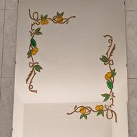 Specchio con temi floreali  fatti artigianalmente