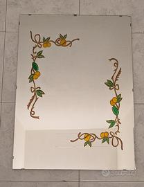 Specchio con temi floreali  fatti artigianalmente