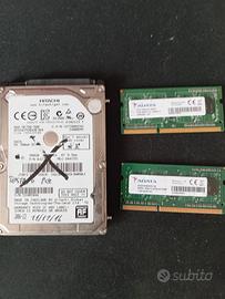 HARD DISK & RAM DDR3L