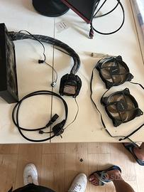 2 ventole 1 dissipatore un cavo alimentatore