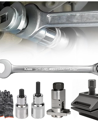 Kit Divaricatore Ammortizzatori 6 Pezzi con Chiave