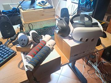 meta quest 3 con accessori