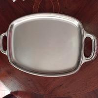 Vassoio vintage in accaio inox