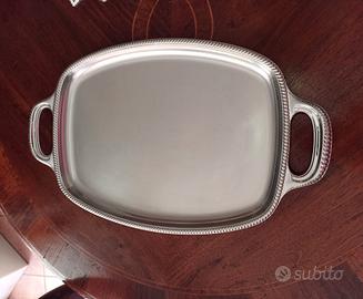 Vassoio vintage in accaio inox