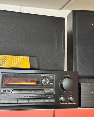 IMPIANTO STEREO, H.T. ONKYO TX DS 555, CON CASSE