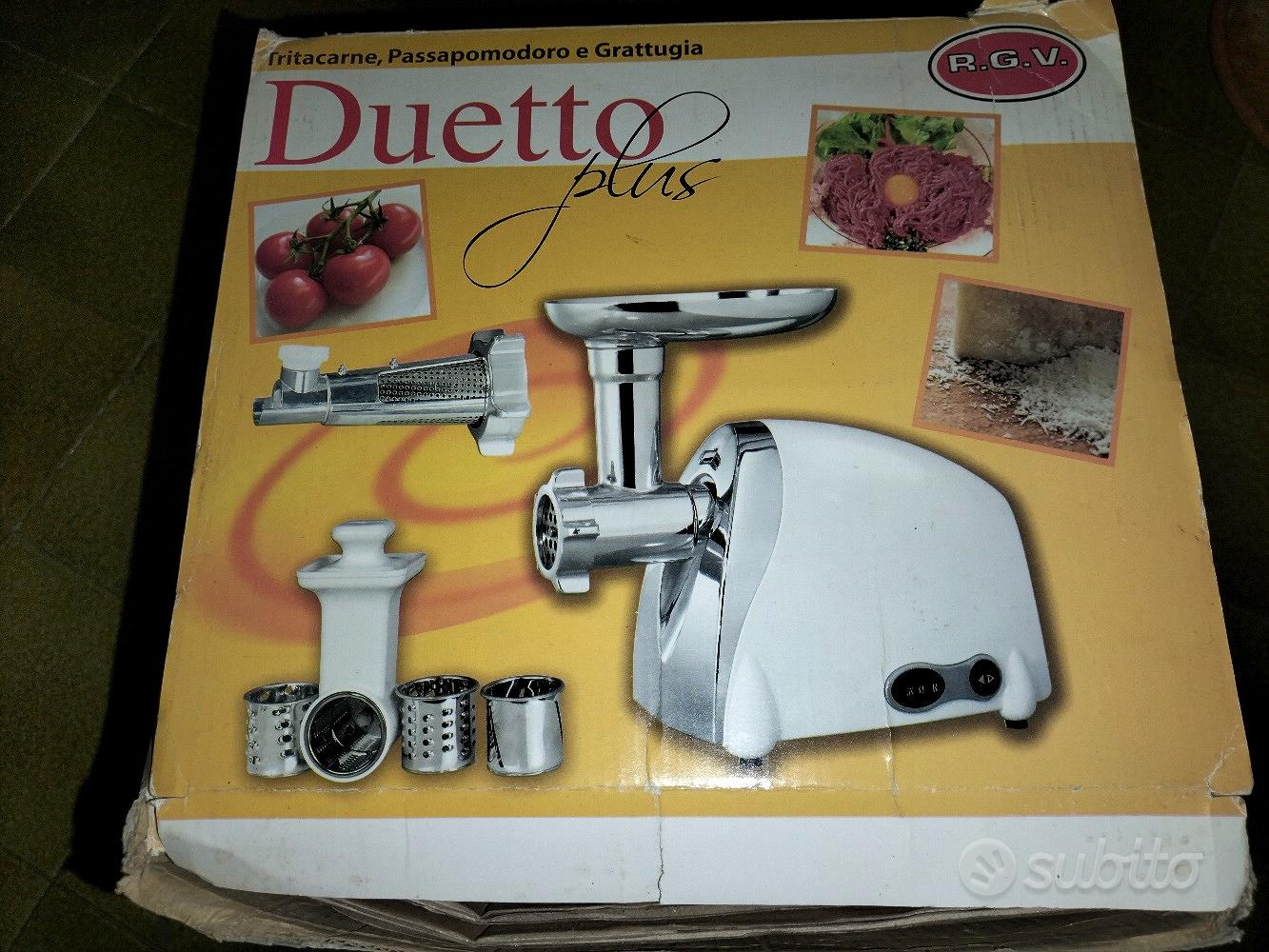 DUETTO 3 IN UNO, TRITACARNE, PASSAPOMODORO, GRATTUGIA 500W R.G.V. S.R.L.