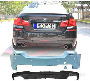 PARAURTI POSTERIORE BMW F10 10-17 DOPPIA USCITA LO