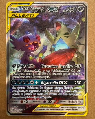Pokémon Mega Sableye e Tyranitar GX 226/236 ITA