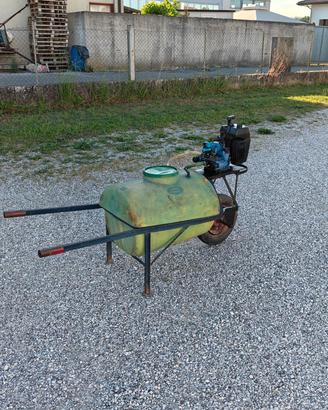 botte irroratrice, atomizzatore con motore