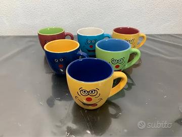 Set 6 tazzine da caffè “ Le Smorfie “