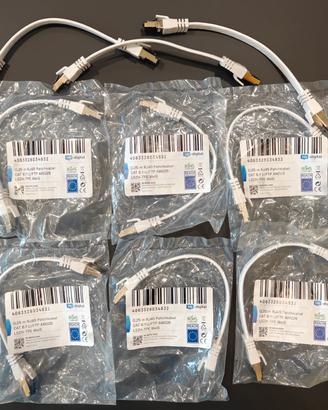 Hb digital 9 x Cavi patch ethernet 25cm cat 8.1
