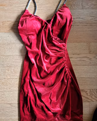 vestito rosso da sera