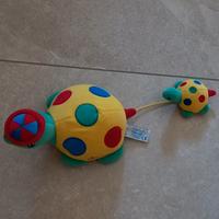 peluche tartaruga musicale con piccolo