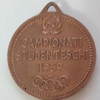 Medaglia bronzo CIO Campionati Studenteschi 1959