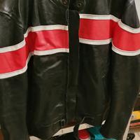 giacca pelle moto corsa 