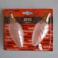 20 pz lampadine torciglione smerigliata 25 watt 
