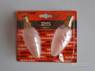 20 pz lampadine torciglione smerigliata 25 watt 