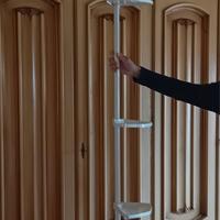 piantana interno doccia con mensole